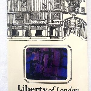 Vintage Liberty of London Silk Scarf - Abstract Print- Excellent condition